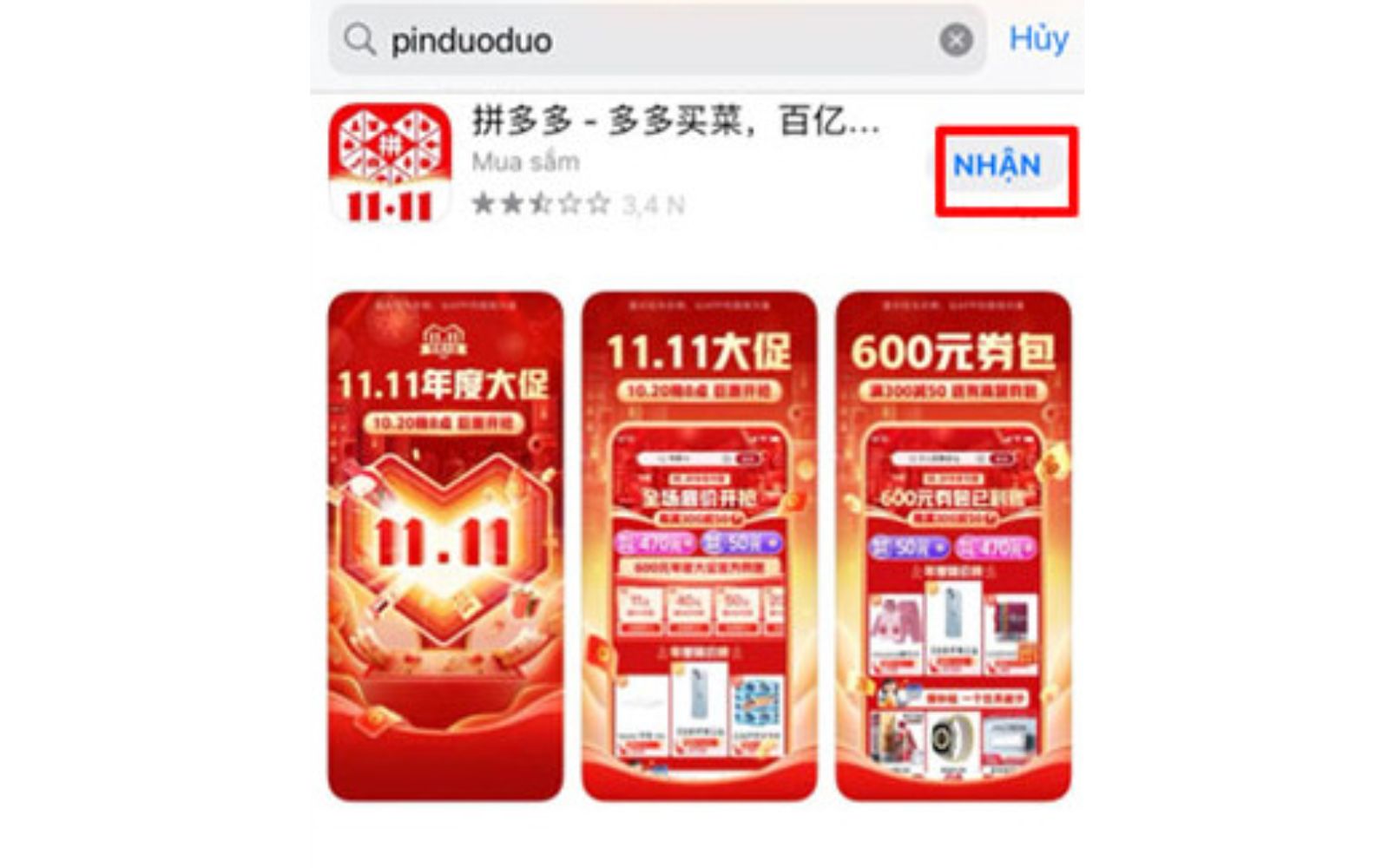 Tải app Pinduoduo về điện thoại