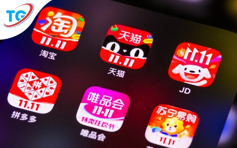 Nhập hàng qua các trang thương mại điện tử như Taobao, Tmall, 1688
