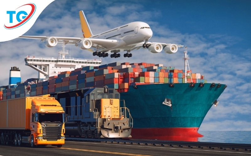 Có thể vận chuyển Việt Trung bằng đường bộ, đường biển hoặc đường hàng không