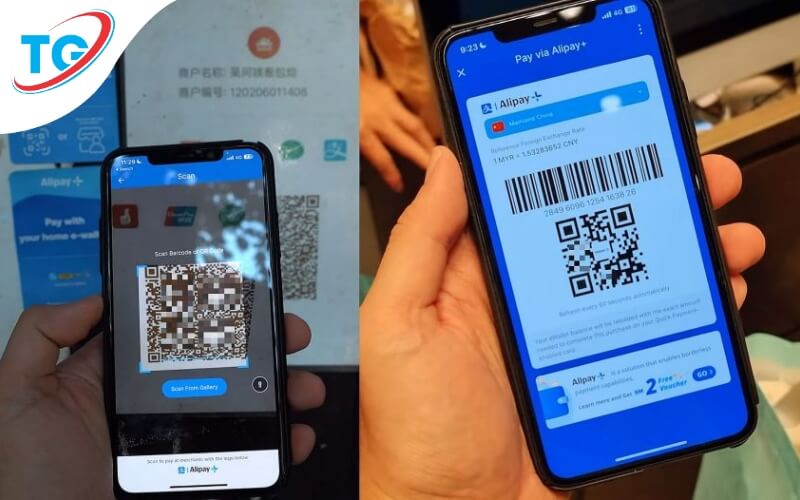 Bảng phí thanh toán hộ Alipay