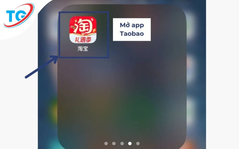 Mở ứng dụng Taobao