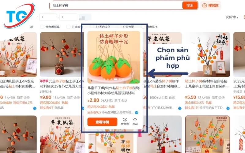 Chọn sản phẩm cần mua