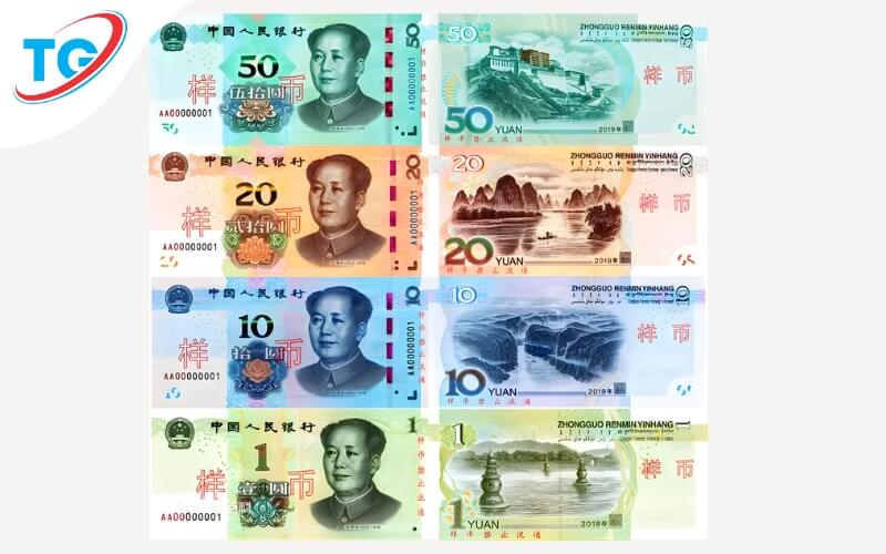 Tổng hợp 10 đồng tiền Trung Quốc (10 mệnh giá tiền TQ) đang lưu hành 2025