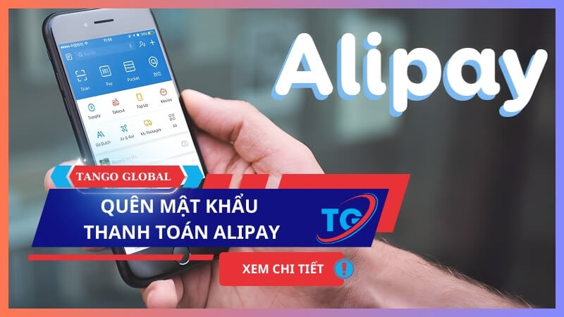 Hướng dẫn xử lý khi quên mật khẩu thanh toán Alipay trên điện thoại & Máy tính