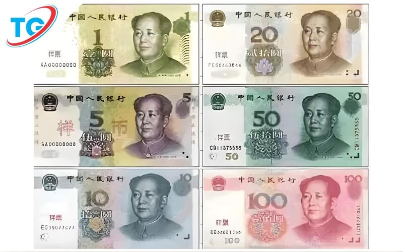 Danh sách mệnh giá tiền giấy và tiền xu China